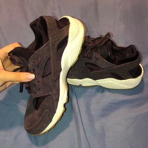 Purple Suede Nike Huaraches